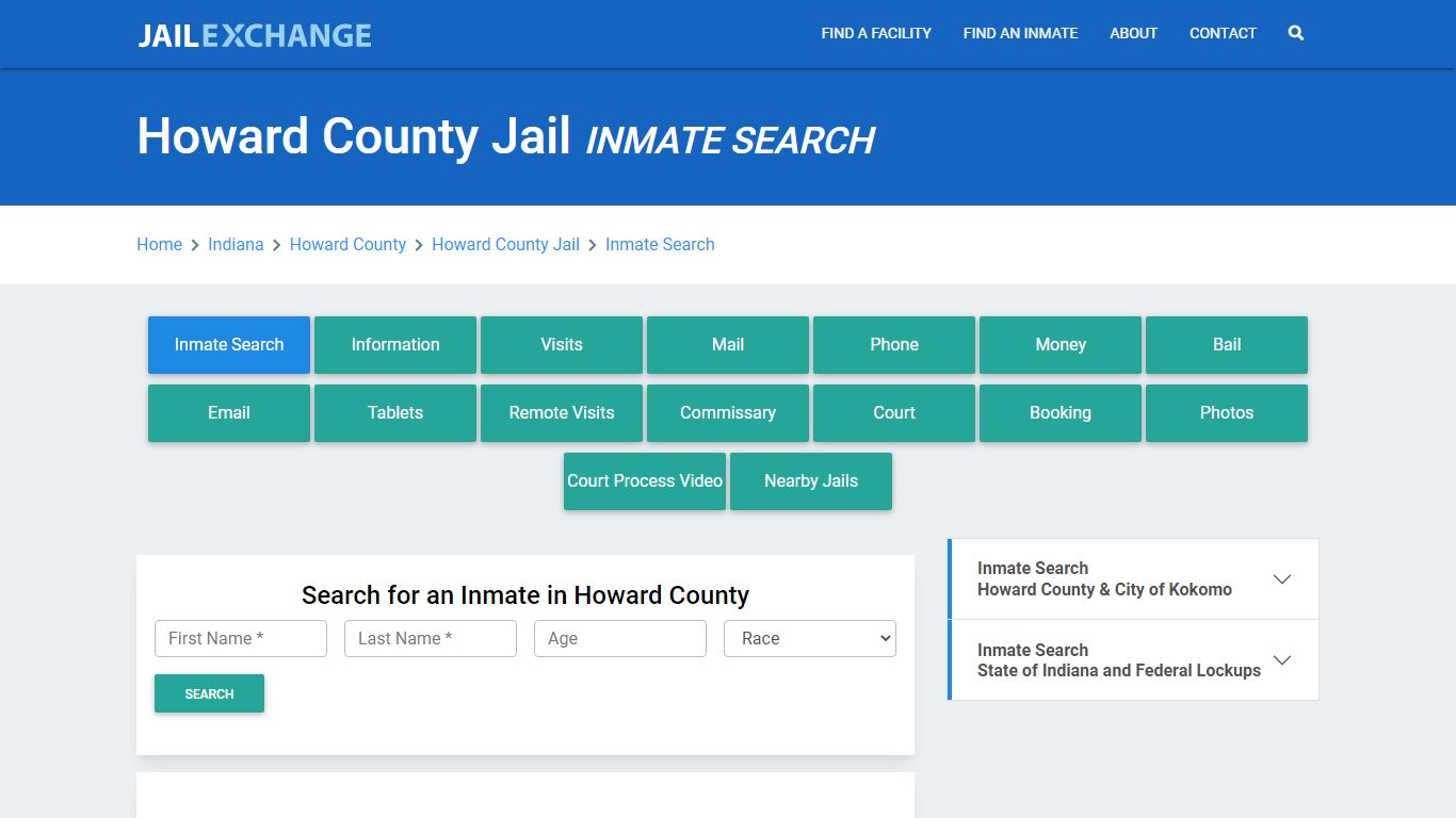 Howard County Jail, IN Inmate Search: Roster & Mugshots