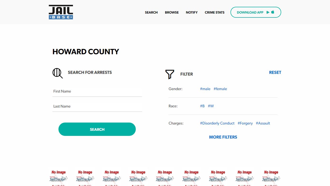 Howard County Jail Inmate Search and Mugshots | JailBase